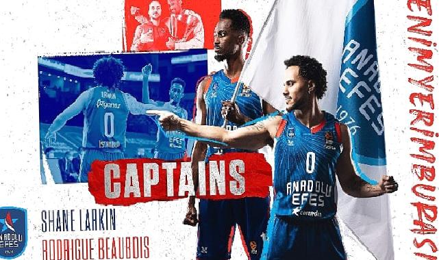 Anadolu Efes’te Shane Larkin Kaptan, Rodrigue Beaubois ise İkinci Kaptan Oldu