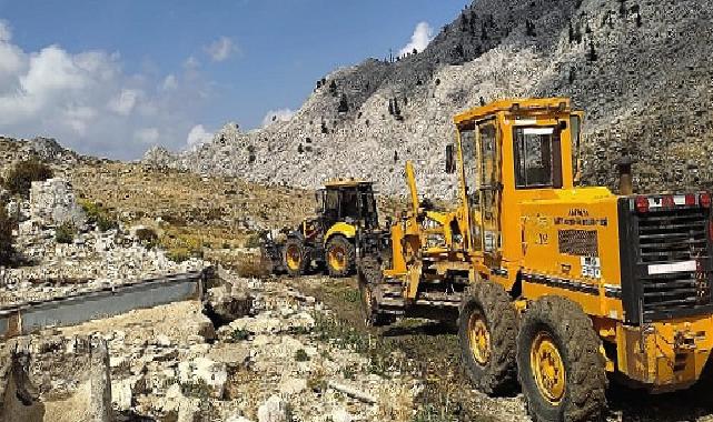 Antalya Büyükşehirden Akseki’nin yayla yollarına bakım