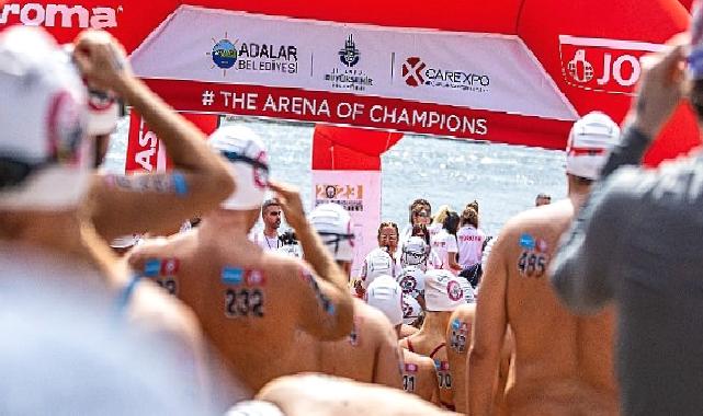 Aroma’nın resmi su sponsoru olduğu Aquamasters’ta 2500 yüzücü Heybeliada’da kulaç attı