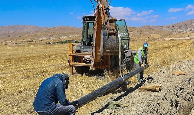 Avdan ve Beğiş mahallelerinin içme suyu hattı yenileniyor