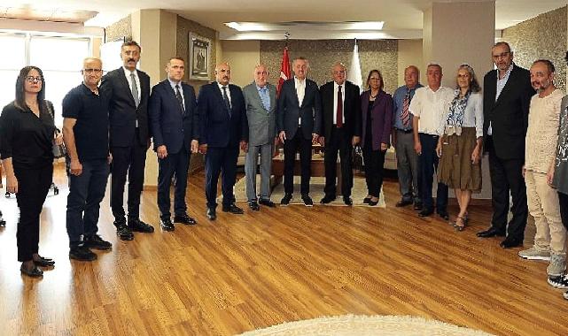 Başkan Büyükakın, Ahilik Kutlama Komitesini Konuk Etti