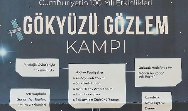 EÜ Gözlemevi, uzay tutkunlarını “Gökyüzü Gözlem Kampı”na bekliyor