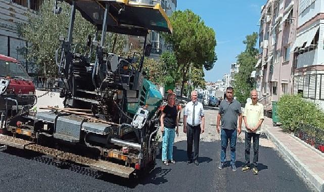 Karabağlar’da asfalt çalışmaları hız kesmedi