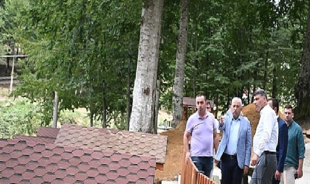 Kartepe Çamçeşme Mesire Alanında son dokunuşlar