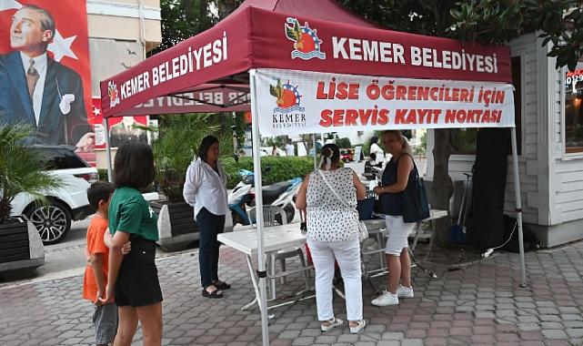 Lise öğrencilerinin ücretsiz servis kayıt işlemleri devam ediyor