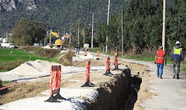 Ören’de Alt Yapı Çalışmaları Devam Ediyor