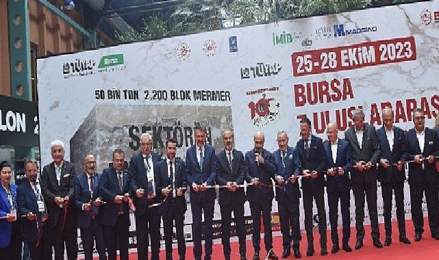 7. Bursa Blok Mermer Fuarı Kapılarını Açtı