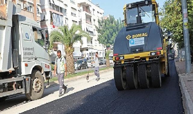 Antalya Büyükşehir yolları yenilemeye devam ediyor 