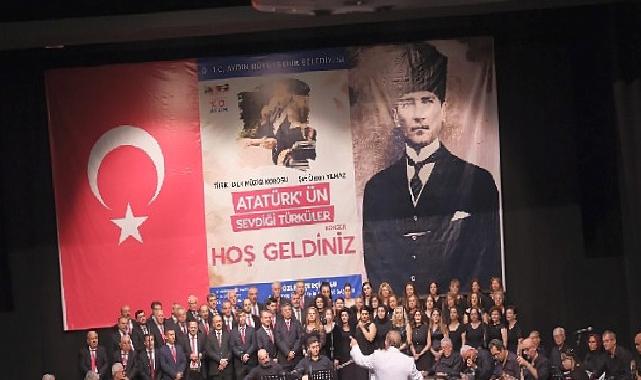 Aydın Büyükşehir Belediyesi, Cumhuriyet’in 100. yılında Atatürk’ün sevdiği türküler konserini izleyicilerle buluşturdu