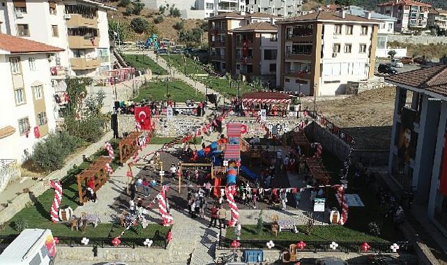 Başkan Ceritoğlu Sengel100. Yıl Parkını ve Seyir Terasını çocuklarla birlikte açtı