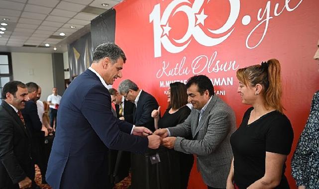 Başkan Kocaman’ın okul müdürleriyle 100 yıl buluşması