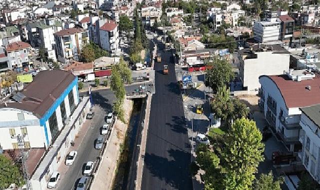 Büyükşehir’den Şelale Caddesi’ne sıcak asfalt çalışması