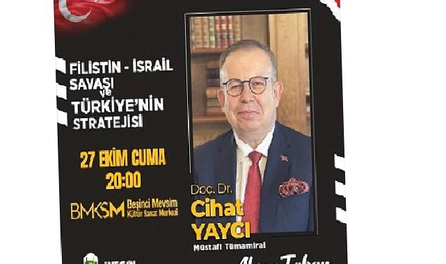 Cihat Yaycı Filistin-İsrail Savaşını İnegöl’de Anlatacak