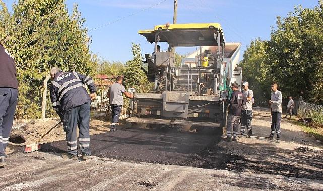 Elmalı Akçaeniş’te sıcak asfalt sevinci