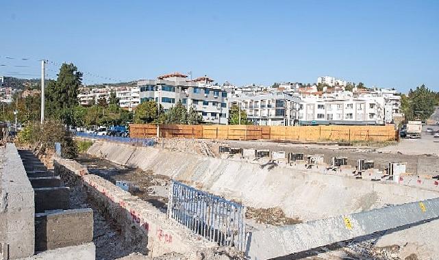 İzmir Büyükşehir Çiğli trafiğini rahatlatacak köprüde sona doğru