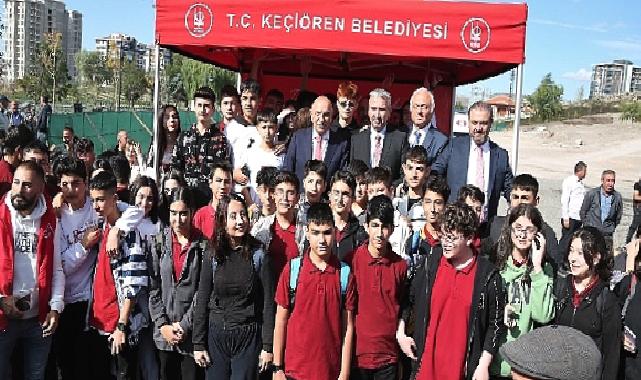 Keçiören’de Lavanta Bahçesi Kapalı Spor Salonu’nun Temeli Atıldı