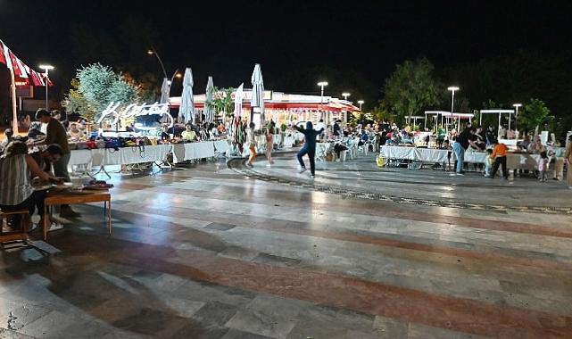 Kemer’de üreten ev hanımları kermesi yapıldı