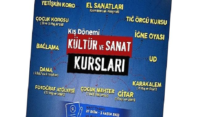 Mustafakemalpaşa’da kültür sanat kursları kış dönemi kayıtları başlıyor