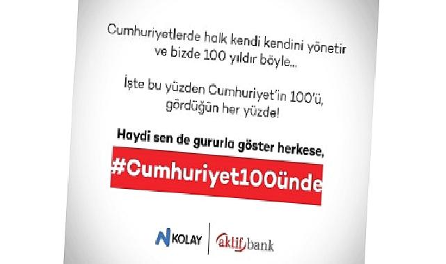 “Sen de gururla göster herkese, #Cumhuriyet100ünde