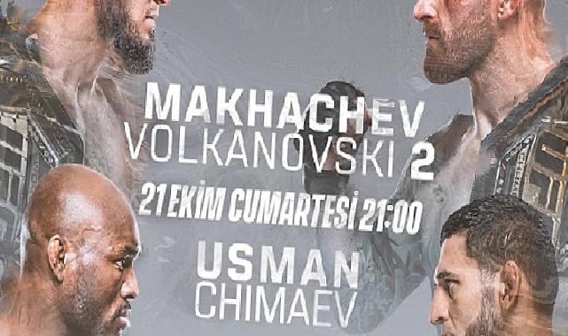 UFC’de “Yılın Dövüş Gecesi” Türkiye’de Sadece S Sport Plus’ta