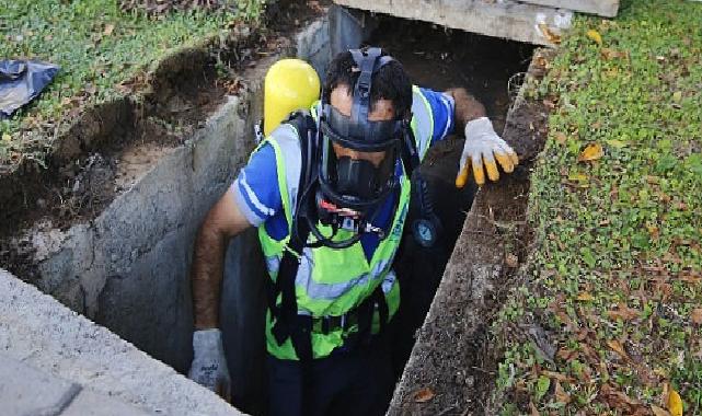 Yağmur suyu hatlarının temizliği devam ediyor