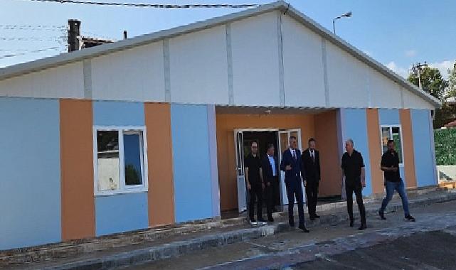 Yazlık Tabosan İlkokulu Prefabrik Okul Binası da Tamamlandı