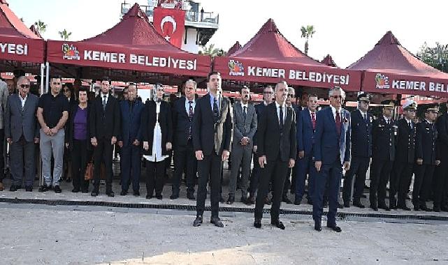 Büyük Önder Kemer’de anıldı