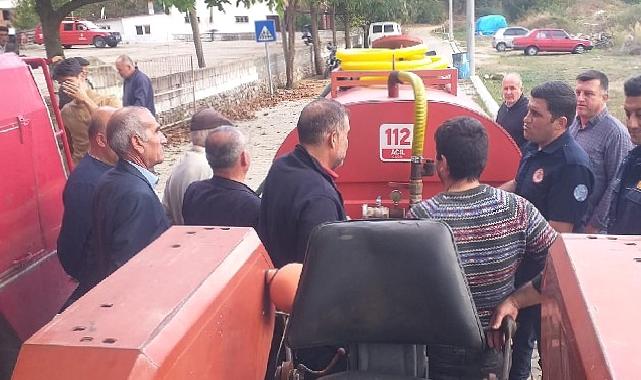 Büyükşehir Milas Korucuk’a Yangın Tankeri Teslim Etti