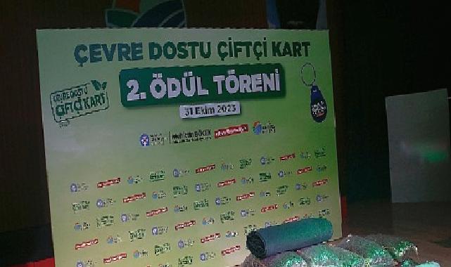 Çevre dostu çiftçiler ödüllendirildi