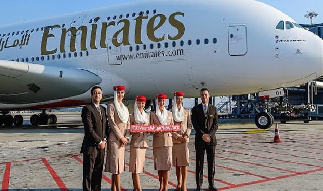 Emirates, Milano – New York direkt uçuş hizmetinin başarılarla dolu 10. yılını kutluyor