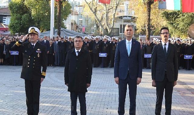 Gazi Mustafa Kemal Atatürk gölcük’te törenle anıldı