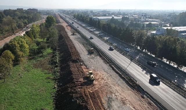 Kocaeli Stadyumu yolunda trafik düzenlemesi