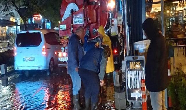 Şiddetli yağışlarda isu’dan yoğun mesai