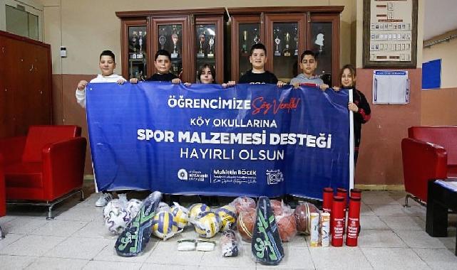 Antalya Büyükşehir’den okullara spor malzemesi desteği