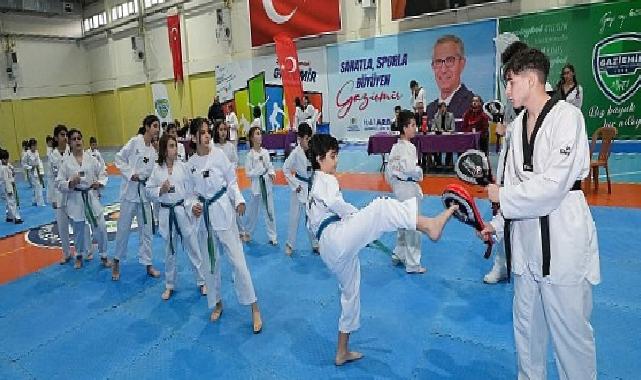 Gaziemir’in taekwondocularından kuşak mücadelesi