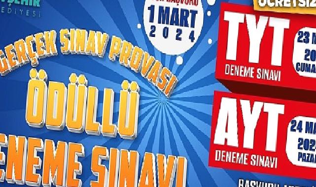 Nevşehir Belediyesi’nden TYT ve AYT sınavlarına hazırlanan gençler için gerçek sınav provası