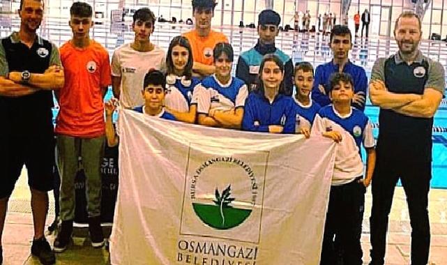 Osmangazili yüzücülerden büyük başarı