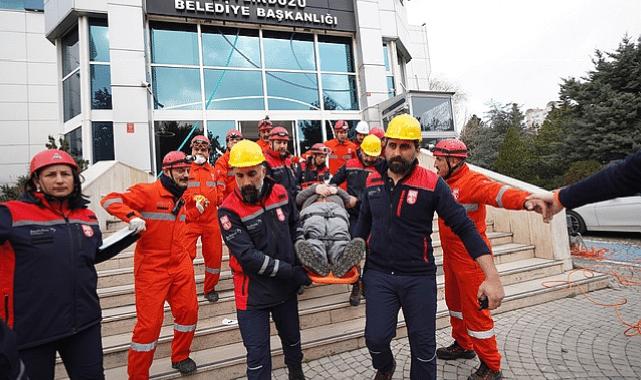 Beylikdüzü Belediyesi’nden Deprem Tatbikatı