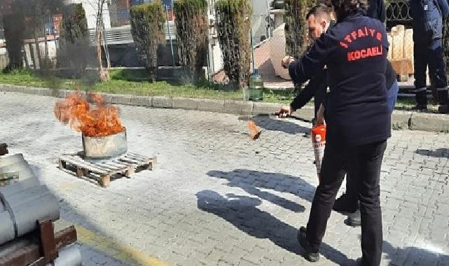 Kocaeli İtfaiyesi eğitimlerine devam ediyor