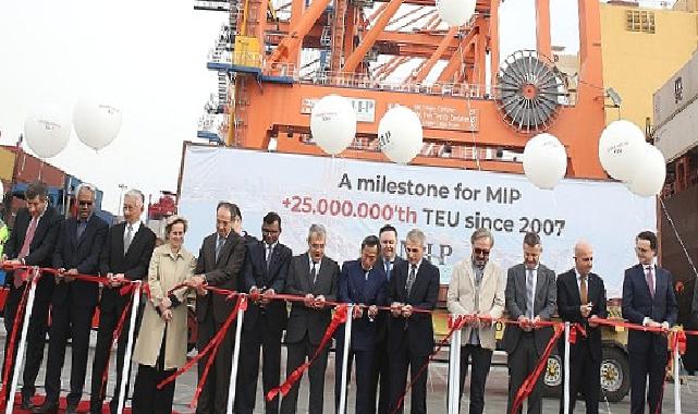 Mersin Uluslararası Limanı 25 milyon TEU’nun üzerinde konteyner elleçleyerek yeni bir kilometre taşına ulaştı