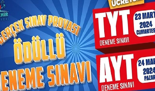 Nevşehir Belediyesi tarafından TYT ve AYT Deneme Sınavları Hafta sonu Yapılacak