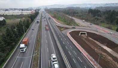 Stadyum bağlantı yolunda tamamlanan kısımlar trafiğe açıldı