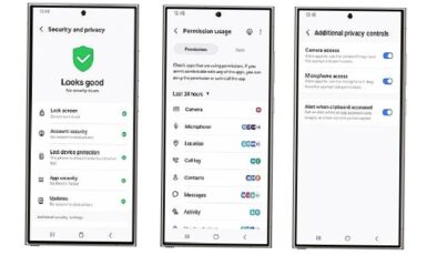 Samsung Galaxy’nin Güvenlik ve Gizlilik Panosu sayesinde kişisel verilerin kontrolü tamamen kullanıcının elinde