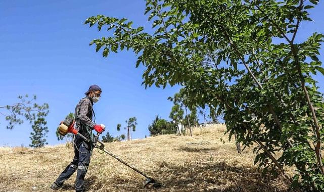 Buca’da yangın riskine karşı kosa önlemi